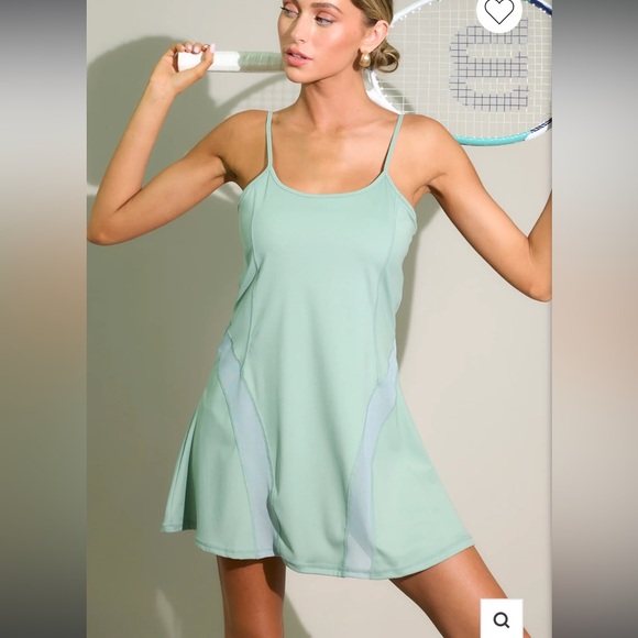 Red Dress Boutique Dresses & Skirts - New In Tennis Dress Timeless Journey Sage Green Pickleball / Exercise Dress NWOT